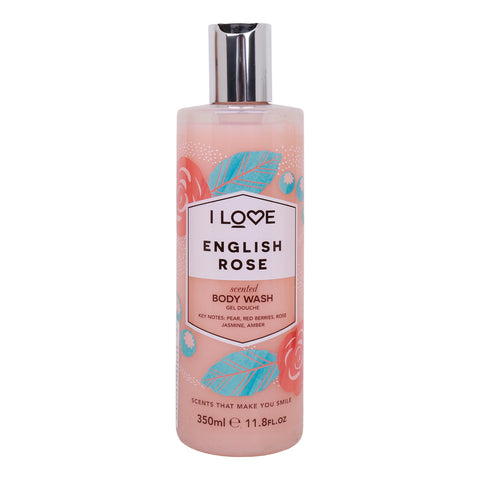 I Love English Rose Bodywash 350 ml - GETIT.QA