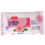 GETIT.QA- Qatar’s Best Online Shopping Website offers LULU REFRESHING WET WIPES ROSE 15 PCS at the lowest price in Qatar. Free Shipping & COD Available!