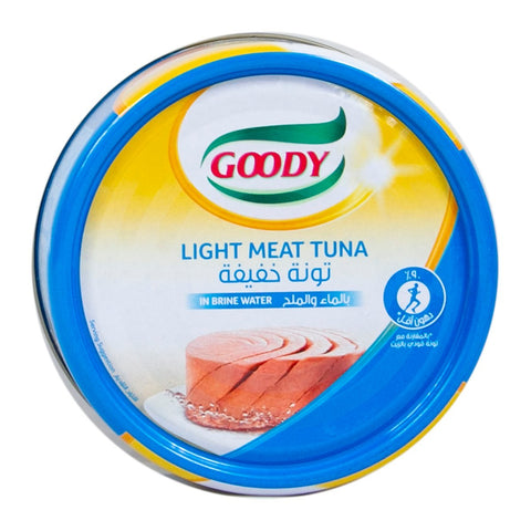 GETIT.QA- Qatar’s Best Online Shopping Website offers GOODY LIGHT MEAT TUNA IN BRINE WATER 160 G at the lowest price in Qatar. Free Shipping & COD Available!