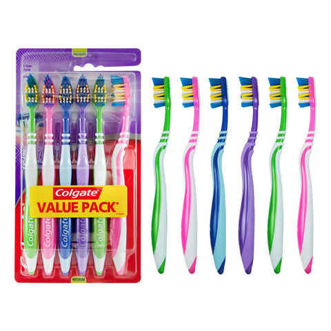 GETIT.QA- Qatar’s Best Online Shopping Website offers COLGATE TOOTHBRUSH ZIG ZAG MEDIUM ASSORTED 6 PCS at the lowest price in Qatar. Free Shipping & COD Available!