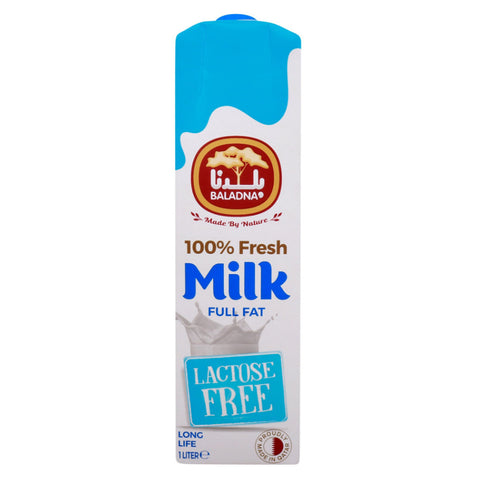 Baladna Long Life Full Fat Milk Lactose Free 1Litre