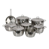 GETIT.QA- Qatar’s Best Online Shopping Website offers VIVALDI STAINLESS STEEL COOKWARE SET 14PCS 0725 MADE IN TURKEY at the lowest price in Qatar. Free Shipping & COD Available!