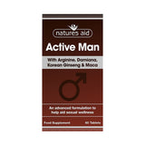 GETIT.QA- Qatar’s Best Online Shopping Website offers NATURES AID ACTIVE MAN WITH ARGININE-- DAMIANA-- KOREAN GINSENG & MACA 60 PCS at the lowest price in Qatar. Free Shipping & COD Available!