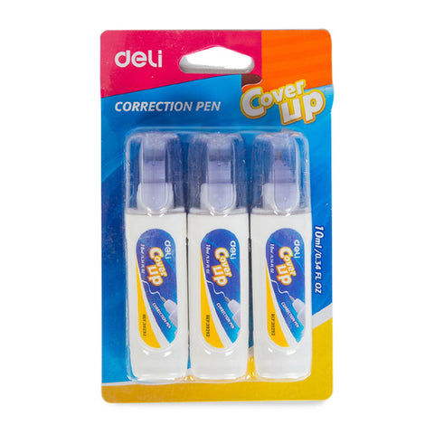 GETIT.QA- Qatar’s Best Online Shopping Website offers DELI CORRECTION PEN 10ML 3'S at the lowest price in Qatar. Free Shipping & COD Available!