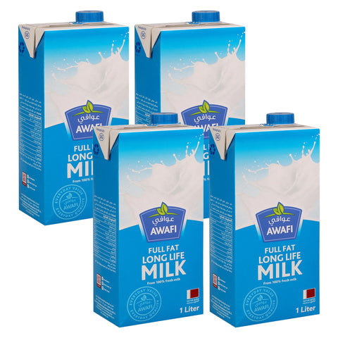 GETIT.QA- Qatar’s Best Online Shopping Website offers Awafi Full Fat Long Life Milk 1Litre at the lowest price in Qatar. Free Shipping & COD Available!