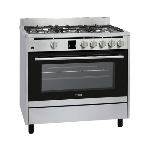 GETIT.QA- Qatar’s Best Online Shopping Website offers VESTEL COOKING RANGE FP9636X 90X60 5BURNERS at the lowest price in Qatar. Free Shipping & COD Available!