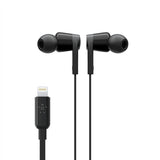 GETIT.QA- Qatar’s Best Online Shopping Website offers BELKIN ROCKSTAR MFI LIGHTNING IN-EAR HEADPHONES WITH MICROPHONE(G3H001BT BK) BLACK at the lowest price in Qatar. Free Shipping & COD Available!