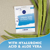 GETIT.QA- Qatar’s Best Online Shopping Website offers NIVEA FACE SHEET MASK URBAN SKIN HYDRATING HYALURONIC ACID & ALOE VERA 1 PC at the lowest price in Qatar. Free Shipping & COD Available!