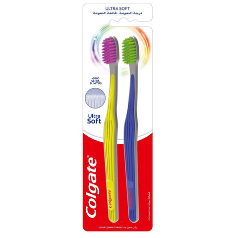 GETIT.QA- Qatar’s Best Online Shopping Website offers COLGATE TOOTHBRUSH ULTRA SOFT ASSORTED 2 PCS at the lowest price in Qatar. Free Shipping & COD Available!