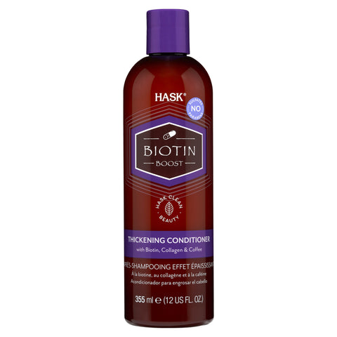 GETIT.QA- Qatar’s Best Online Shopping Website offers HASK BIOTIN BOOST THICKENING CONDITIONER 355 ML at the lowest price in Qatar. Free Shipping & COD Available!