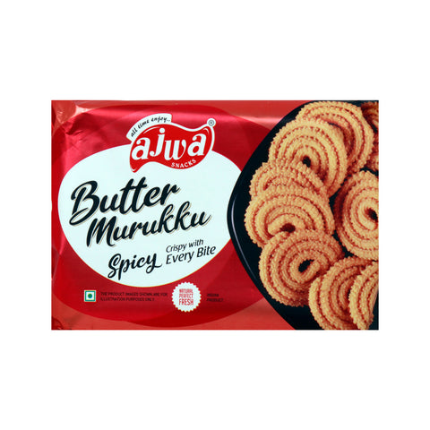 GETIT.QA- Qatar’s Best Online Shopping Website offers AJWA BUTTER MURUKKU SPICY 150G at the lowest price in Qatar. Free Shipping & COD Available!