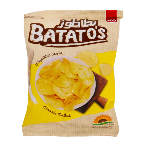GETIT.QA- Qatar’s Best Online Shopping Website offers Batato's Classic Salted Chips 15g at lowest price in Qatar. Free Shipping & COD Available!