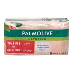 Palmolive Citrus & Cream Moisturizing & Freshness Natural Bath Soap 6 x 150 g