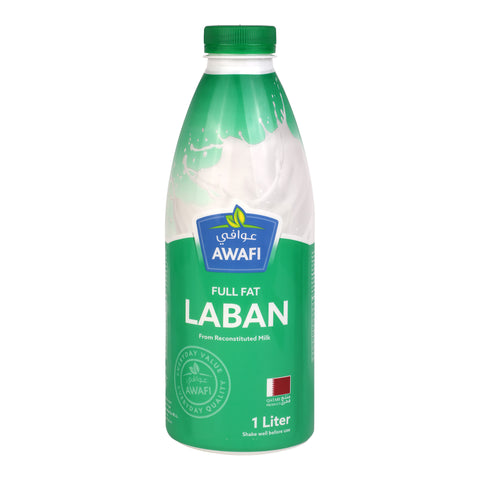 Awafi Drinking Laban Full Fat 1Litre - GETIT.QA