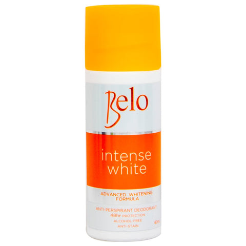 GETIT.QA- Qatar’s Best Online Shopping Website offers BELO ANTI-PERSPIRANT DEODORANT INTENSE WHITE 40 ML at the lowest price in Qatar. Free Shipping & COD Available!