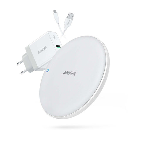 GETIT.QA- Qatar’s Best Online Shopping Website offers ANKER POWERPORT WIRELESS 7.5 PAD UN WHITE &AMP; POWERPORT+ 1 WITH QUICK CHARGE 3.0 at the lowest price in Qatar. Free Shipping & COD Available!