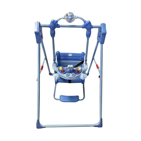 GETIT.QA- Qatar’s Best Online Shopping Website offers FIRST STEP BABY SWING LA-103 BLUE at the lowest price in Qatar. Free Shipping & COD Available!