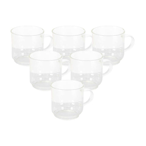 GETIT.QA- Qatar’s Best Online Shopping Website offers DELI BOROSILICATE MUG GPB-13 6PCS at the lowest price in Qatar. Free Shipping & COD Available!