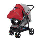 GETIT.QA- Qatar’s Best Online Shopping Website offers FIRST STEP BABY STROLLER WITH CAR SEAT C6798-ZY RED at the lowest price in Qatar. Free Shipping & COD Available!