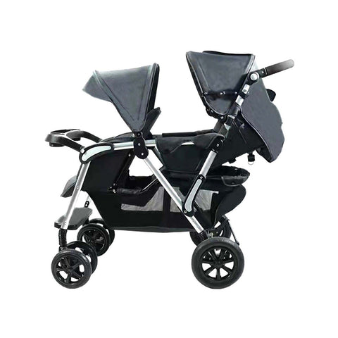 GETIT.QA- Qatar’s Best Online Shopping Website offers FIRST STEP BABY TWIN STROLLER ST-02 BLACK at the lowest price in Qatar. Free Shipping & COD Available!