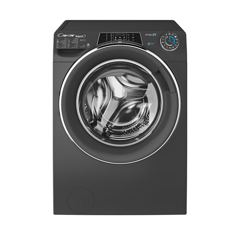 GETIT.QA- Qatar’s Best Online Shopping Website offers CANDY FRONT LOAD WASHER & DRYER RAPIDO 9/6 KG, 1400 RPM, WI-FI + BT, STEAM FUNCTION, CLASS AAA, 6 DIGIT DISPLAY, INVERTER MOTOR, ANTHRACITE, ROW4966DHRR/1-19 at the lowest price in Qatar. Free Shipping & COD Available!