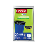 GETIT.QA- Qatar’s Best Online Shopping Website offers SANITA CLUBÂ GARBAGE BAGS OXO-BIODEGRADABLE LARGE 50 GALLONS SIZE 76 X 95CMS 20PCS at the lowest price in Qatar. Free Shipping & COD Available!