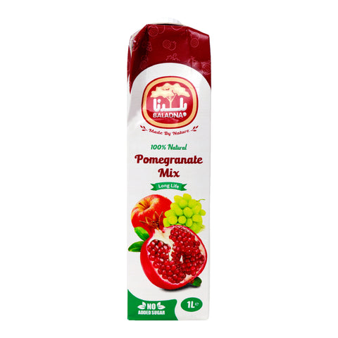 GETIT.QA- Qatar’s Best Online Shopping Website offers BALADNA POMEGRANATE MIX JUICE 1LITRE at the lowest price in Qatar. Free Shipping & COD Available!