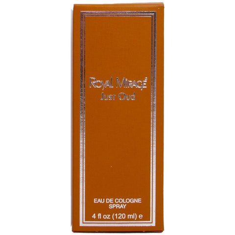 GETIT.QA- Qatar’s Best Online Shopping Website offers ROYAL MIRAGE JUST OUD EAU DE COLOGNE SPRAY 120 ML at the lowest price in Qatar. Free Shipping & COD Available!