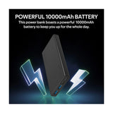 GETIT.QA- Qatar’s Best Online Shopping Website offers PROMATE COMPACT SMART CHARGING POWER BANK WITH DUAL USB OUTPUT 10000MAH BOLT-10 at the lowest price in Qatar. Free Shipping & COD Available!