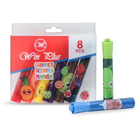 GETIT.QA- Qatar’s Best Online Shopping Website offers WIN PLUS GOURMET SCENTED MARKER, NP2008, 8PCS at the lowest price in Qatar. Free Shipping & COD Available!