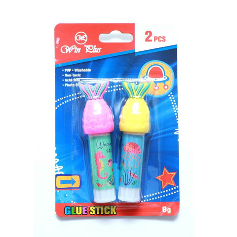 GETIT.QA- Qatar’s Best Online Shopping Website offers WIN PLUS GLUE STICK 8G, 05008-G08, 2PCS at the lowest price in Qatar. Free Shipping & COD Available!