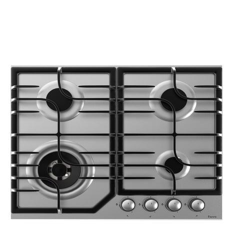 GETIT.QA- Qatar’s Best Online Shopping Website offers FERRE BUILT-IN GAS HOB 60CM 4 BURNERS, INOX, FH-SL001 at the lowest price in Qatar. Free Shipping & COD Available!