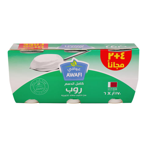 Awafi Yoghurt Full Fat 6 x 170g