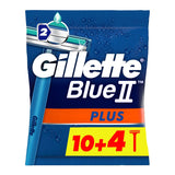 GETIT.QA- Qatar’s Best Online Shopping Website offers GILLETTE BLUE II PLUS MENÂ€™S DISPOSABLE RAZORS 14 PCS at the lowest price in Qatar. Free Shipping & COD Available!