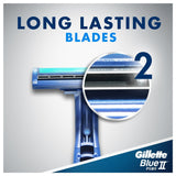 GETIT.QA- Qatar’s Best Online Shopping Website offers GILLETTE BLUE II PLUS MENÂ€™S DISPOSABLE RAZORS 14 PCS at the lowest price in Qatar. Free Shipping & COD Available!