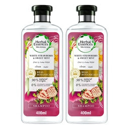 Herbal Essences White Strawberry & Sweet Mint Shampoo 2 x 400 ml