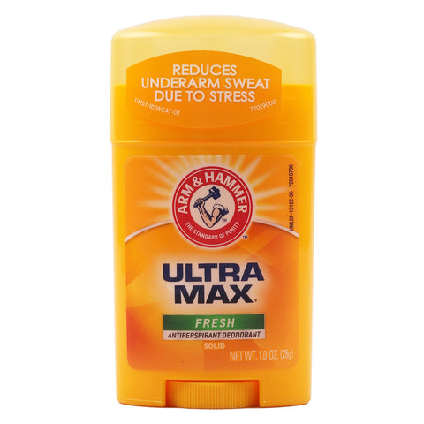 GETIT.QA- Qatar’s Best Online Shopping Website offers ARM & HAMMER FRESH ULTRA MAX ANTI-PERSPIRANT DEODORANT 28 G at the lowest price in Qatar. Free Shipping & COD Available!