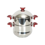 GETIT.QA- Qatar’s Best Online Shopping Website offers VIVALDI STAINLESS STEEL STEAMER ORKIDE G460 at the lowest price in Qatar. Free Shipping & COD Available!