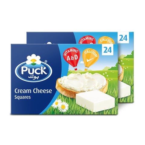 Puck Cream Cheese Squares 24 Portions 2 x 432 g