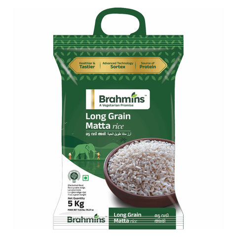 GETIT.QA- Qatar’s Best Online Shopping Website offers Brahmins Long Grain Matta Rice 5 kg at lowest price in Qatar. Free Shipping & COD Available!