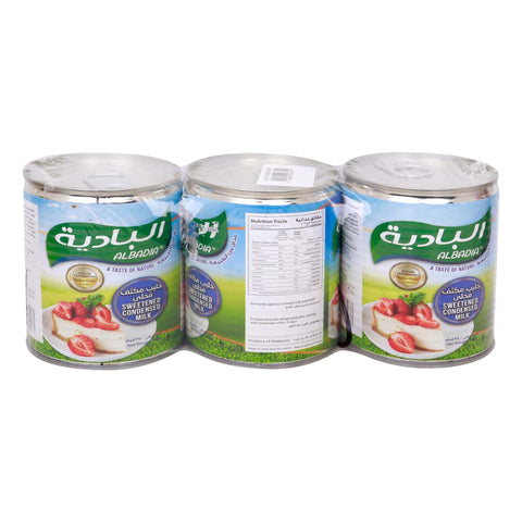 Al Badia Sweetened Condensed Milk Value Pack 3 x 390 g