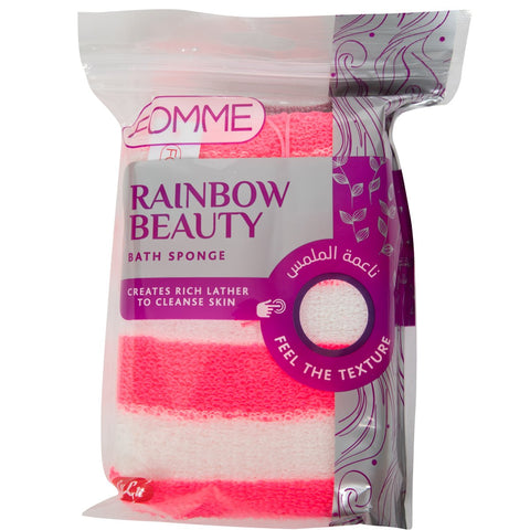 GETIT.QA- Qatar’s Best Online Shopping Website offers FOMME RAINBOW BEAUTY BATH SPONGE 1 PC at the lowest price in Qatar. Free Shipping & COD Available!