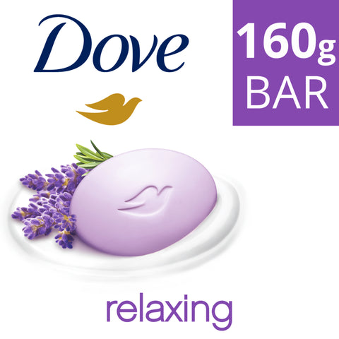 GETIT.QA- Qatar’s Best Online Shopping Website offers DOVE RELAXING LAVENDER BEAUTY CREAM BAR SOAP 160 G at the lowest price in Qatar. Free Shipping & COD Available!