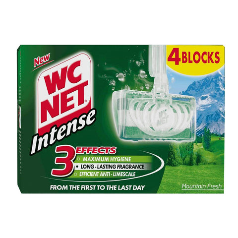 GETIT.QA- Qatar’s Best Online Shopping Website offers WC NET INTENSE RIM BLOCKS MOUNTAIN FRESH 4 PCS
 at the lowest price in Qatar. Free Shipping & COD Available!