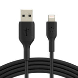 GETIT.QA- Qatar’s Best Online Shopping Website offers BELKIN BOOST CHARGE USB-A - LIGHTNING - CABLE, 1 M, BLACK (CAA001BT) at the lowest price in Qatar. Free Shipping & COD Available!