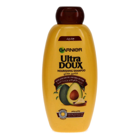 GETIT.QA- Qatar’s Best Online Shopping Website offers GARNIER SHAMPOO ULTRA DOUX AVOCADO OIL AND SHEA BUTTER 600 ML at the lowest price in Qatar. Free Shipping & COD Available!