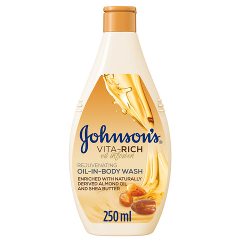 GETIT.QA- Qatar’s Best Online Shopping Website offers JOHNSON'S BODY WASH VITA-RICH OIL-IN-BODY WASH REJUVENATING 250 ML at the lowest price in Qatar. Free Shipping & COD Available!