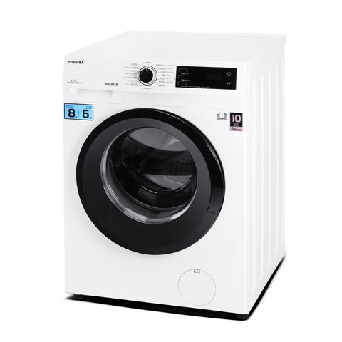 GETIT.QA- Qatar’s Best Online Shopping Website offers TOSHIBA FRONT LOAD WASHER & DRYER TWD-BK90S2B 8/5KG at the lowest price in Qatar. Free Shipping & COD Available!