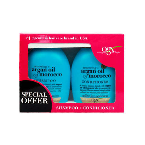 GETIT.QA- Qatar’s Best Online Shopping Website offers OGX SHAMPOO 385ML + CONDITIONER 385ML ASSORTED at the lowest price in Qatar. Free Shipping & COD Available!