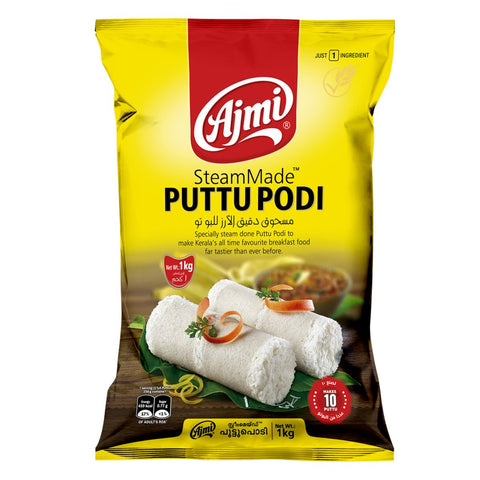 GETIT.QA- Qatar’s Best Online Shopping Website offers AJMI STEAM MADE PUTTU PODI 1KG at the lowest price in Qatar. Free Shipping & COD Available!